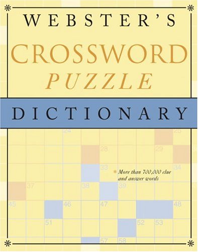 Stock image for WEBSTER'S CROSSWORD PUZZLE DICTIONARY for sale by Columbia Books, ABAA/ILAB, MWABA