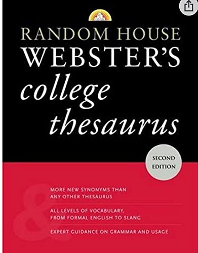 

Random House Webster's College Thesaurus