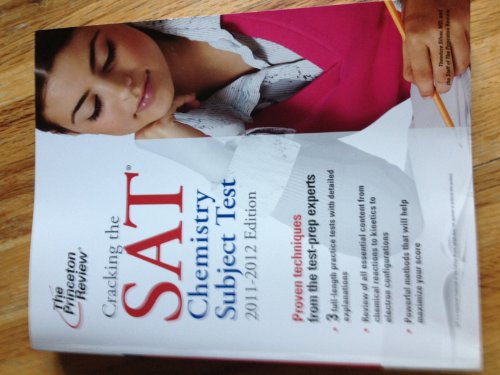 9780375428142: Cracking the Sat: Chemistry Subject Test, 2011-2012 Edition
