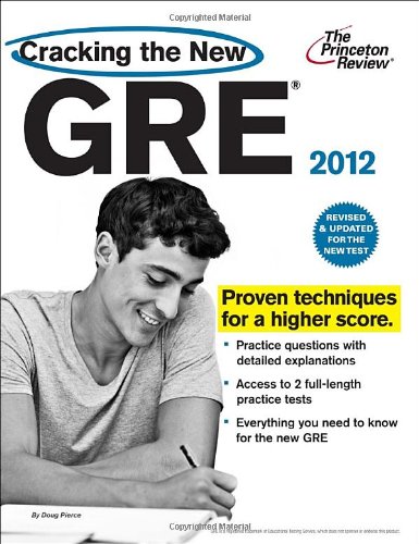 Beispielbild fr Cracking the New GRE, 2012 Edition (Graduate School Test Preparation) zum Verkauf von BookHolders