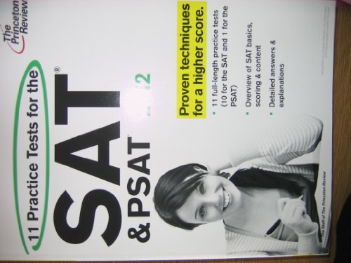 Beispielbild fr 11 Practice Tests for the SAT and PSAT 2012 zum Verkauf von Better World Books