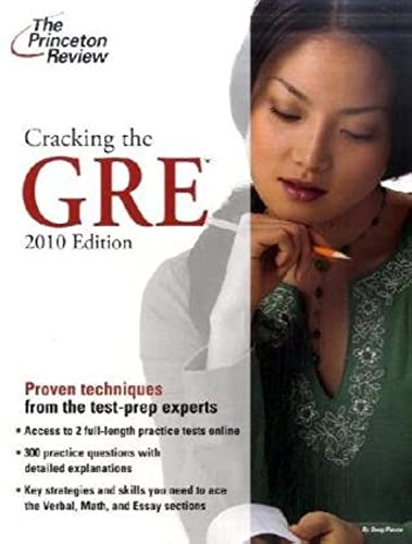 Beispielbild fr Cracking the GRE, 2009 Edition zum Verkauf von BookHolders