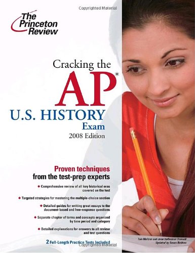 Beispielbild fr Cracking the AP U.S. History Exam, 2009 Edition (College Test Preparation) zum Verkauf von HPB-Diamond