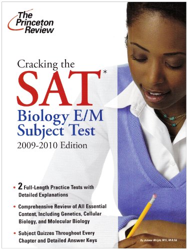 Beispielbild fr Cracking the SAT Biology E/M Subject Test, 2009-2010 Edition (College Test Preparation) zum Verkauf von Decluttr