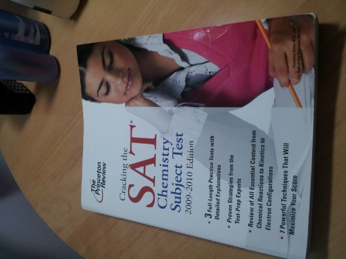9780375429064: Cracking the SAT chemistry Subject Test, 2009-2010 Edition