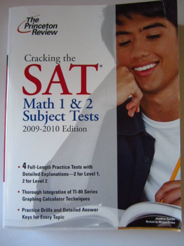 Stock image for Cracking the SAT Math 1 & 2 Subject Tests, 2009-2010 Edition (College Test Preparation) for sale by CSG Onlinebuch GMBH