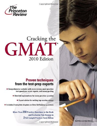 9780375429255: Cracking the GMAT, 2010 Edition (Graduate School Test Preparation)