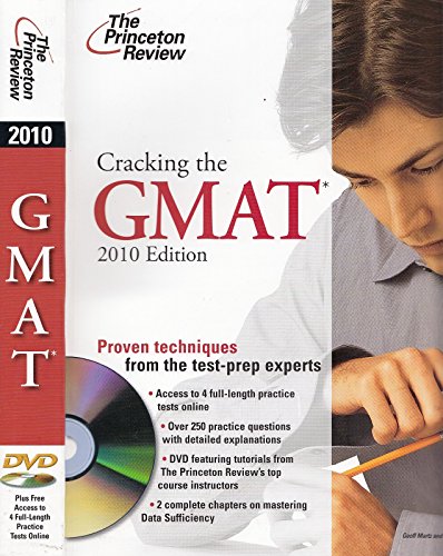 Imagen de archivo de Cracking the Gmat, 2010 a la venta por Revaluation Books