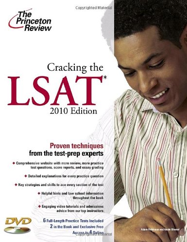 9780375429309: Cracking the LSAT with DVD, 2010 Edition (Graduate School Test Preparation)