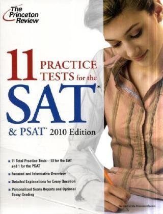 Beispielbild fr 11 Practice Tests for the SAT and PSAT, 2010 Edition zum Verkauf von Better World Books