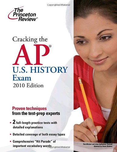 Beispielbild fr Cracking the AP U.S. History Exam, 2010 Edition (College Test Preparation) zum Verkauf von BookHolders