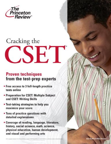 Imagen de archivo de Cracking the CSET a la venta por Better World Books