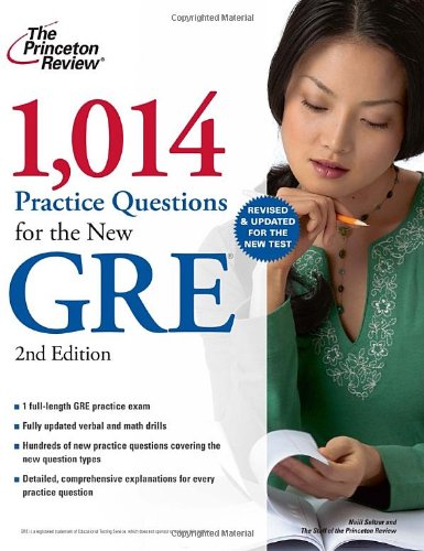 9780375429682: 1,014 Practice Questions for the New GRE