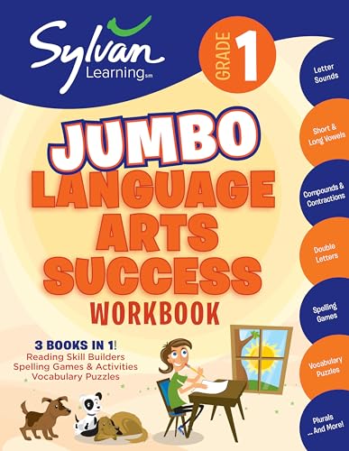 Imagen de archivo de 1st Grade Language Arts Success: Activities, Exercises, and Tips to Help Catch Up, Keep Up, and Get Ahead (Sylvan Language Arts Super Workbooks) a la venta por SecondSale