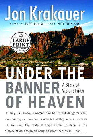Imagen de archivo de Under the Banner of Heaven (Random House Large Print) a la venta por BooksRun