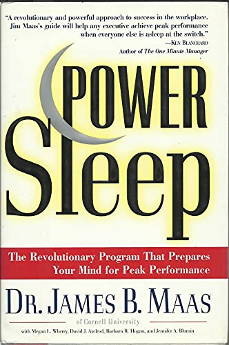 Beispielbild fr Power Sleep : The Revolutionary Program That Prepares Your Mind for Peak Performance zum Verkauf von Better World Books