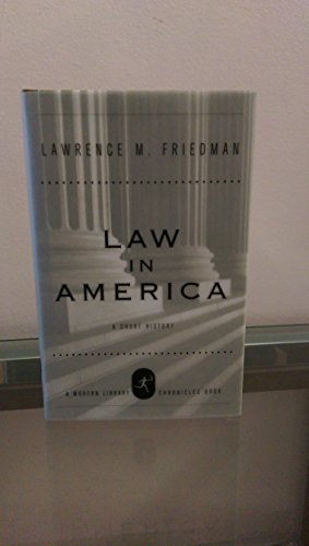 Stock image for Law in America : A Short History for sale by Better World Books