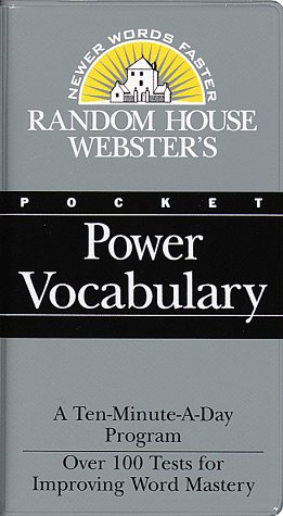 Stock image for Random House Webster's Pocket Power Vocabulary for sale by Wonder Book