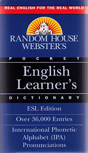 Stock image for Random House Webster's Pocket English Learner's Dictionary for sale by Wonder Book