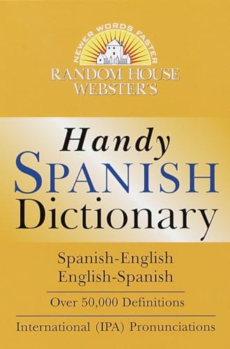 Beispielbild fr Diccionario español/inglés - inglés/español: Random House Webster's Handy Spanish zum Verkauf von BooksRun