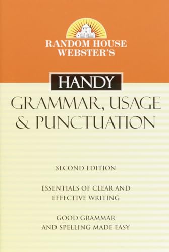 9780375720055: Random House Webster's Handy Grammar, Usage, and Punctuation, Second Edition (Handy Reference)