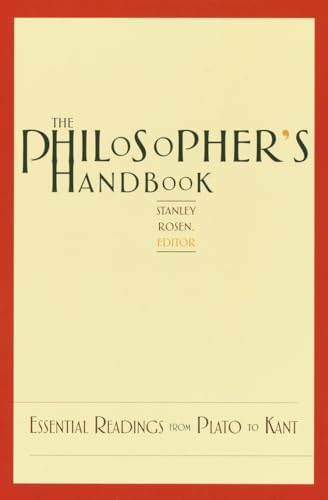 9780375720116: The Philosopher's Handbook: Essential Readings from Plato to Kant