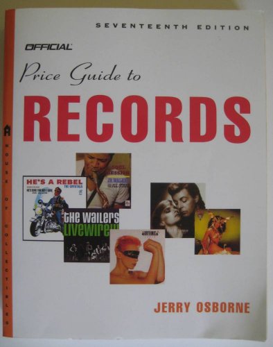 Beispielbild fr The Official Price Guide to Records zum Verkauf von Better World Books