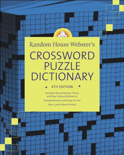 9780375721311: Random House Webster's Crossword Puzzle Dictionary, 4th Edition