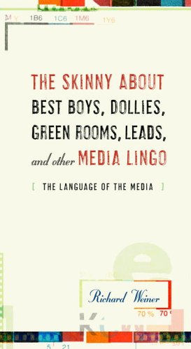 Stock image for The Skinny About Best Boys, Dollies, Green Rooms, Leads and Other Media Lingo: The Language of the Media for sale by Wonder Book