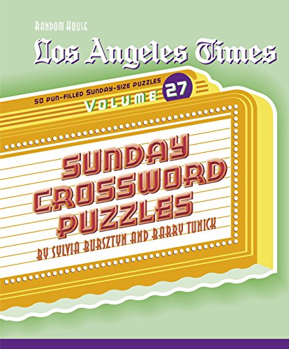 Beispielbild fr Los Angeles Times Sunday Crossword Puzzles zum Verkauf von Pieuler Store