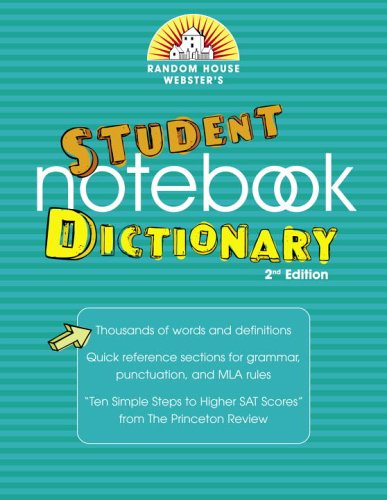 9780375721908: Random House Webster's Student Notebook Dictionary