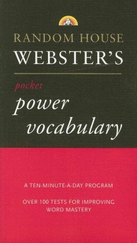 Stock image for Random House Webster's Pocket Power Vocabulary for sale by HPB Inc.