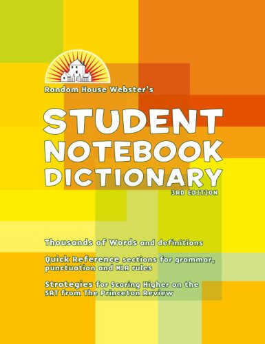Imagen de archivo de Random House Webster's Student Notebook Dictionary a la venta por ThriftBooks-Dallas