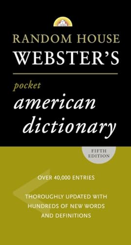 Stock image for Random House Webster's Pocket American Dictionary, Fifth Edition for sale by Better World Books