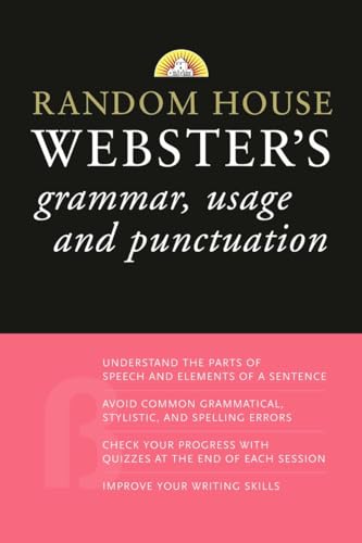 Stock image for Random House Websters Grammar for sale by SecondSale