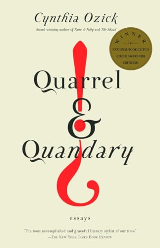 9780375724459: Quarrel & Quandary: Essays