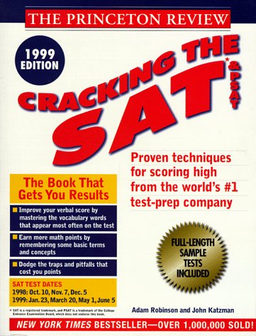 9780375751585: Cracking the SAT, 1999 Edition