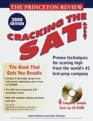 Imagen de archivo de Cracking the SAT with Sample Tests on CD-ROM a la venta por "Pursuit of Happiness" Books