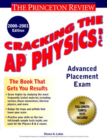 9780375754920: Cracking the Ap: Physics Exam 2000-2001