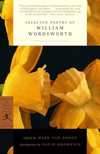 Imagen de archivo de Selected Poetry of William Wordsworth (Modern Library Classics) a la venta por Hippo Books