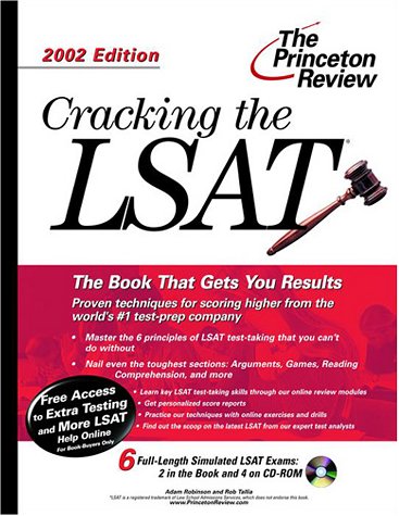 Cracking the LSAT with CD-ROM, 2002 Edition (9780375761997) by Robinson, Adam; Tallia, Rob
