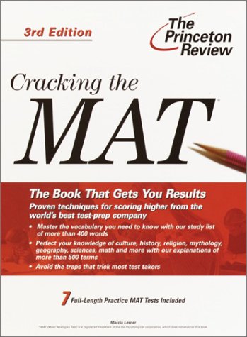 Beispielbild fr Cracking the MAT, 3rd Edition zum Verkauf von Better World Books