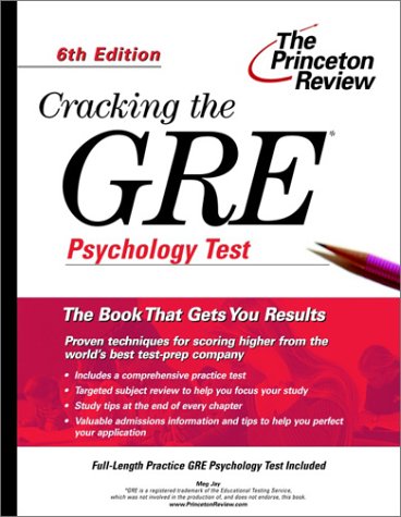 Stock image for Cracking the GRE Psychology Subject Test for sale by Better World Books