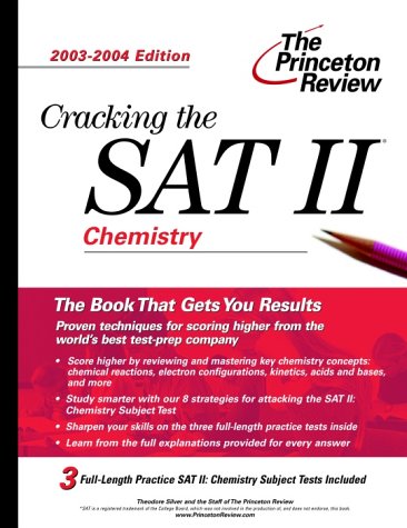 9780375762963: The Princeton Review Cracking the Sat II Chemistry Subject Test: Chemistry Subject Test