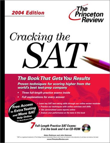 Stock image for Cracking the SAT with Sample Tests on CD-ROM, 2004 Edition [With CDROM] for sale by ThriftBooks-Dallas