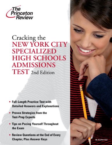 9780375763335: Cracking the New York City Specialized High Schools Admissions Test, Second Edition (State Test Preparation Guides)