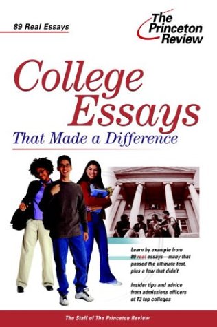 Beispielbild fr College Essays that Made a Difference zum Verkauf von Wonder Book