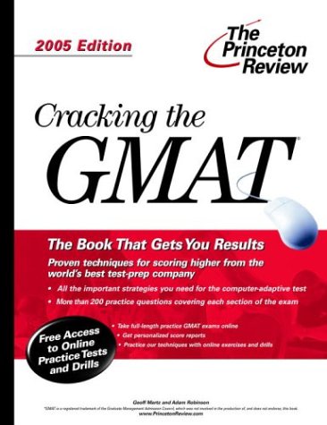 9780375764073: Cracking the Gmat 2005 (Princeton Review)