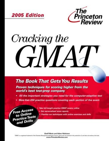 9780375764073: Cracking the Gmat 2005