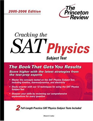 Imagen de archivo de Cracking the SAT Physics Subject Test a la venta por ThriftBooks-Atlanta